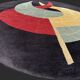 Round carpet with lotus flower decoration