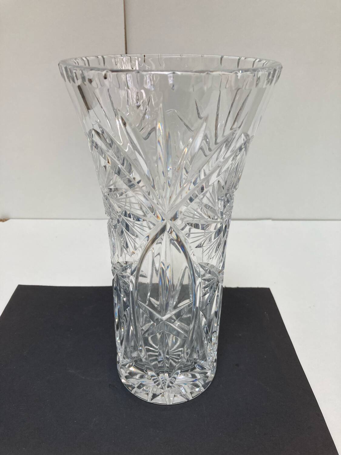 Élégance vase en cristal taille main vintage 70/80’S