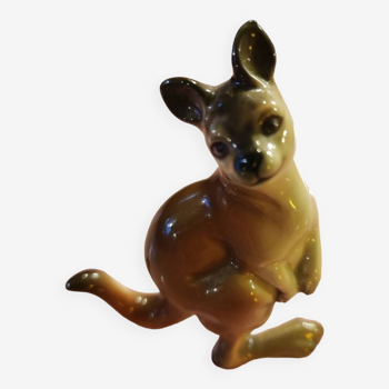 Kangaroo porcelain figurine