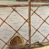 Vintage marine watercolor