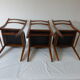 3 scandinavian style chairs 1960