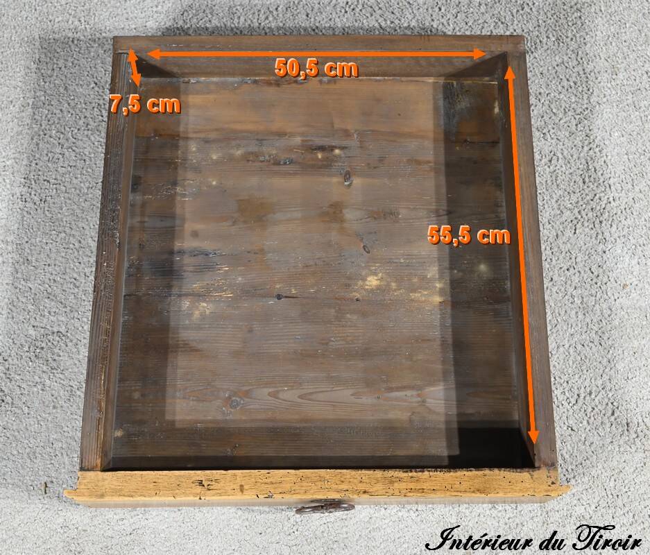 Walnut and Cherry Office Table, Louis XV style – Early 19th century