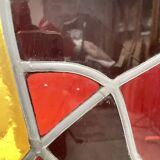 Vitrail d'art contemporain de gérard hermet 280x160cm - maison lorin à char