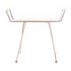 Midcentury Pink Metal Plant Etagere With White Opaline Glass, 1960s