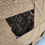 1960s, Danish armchair, original green furniture velour.