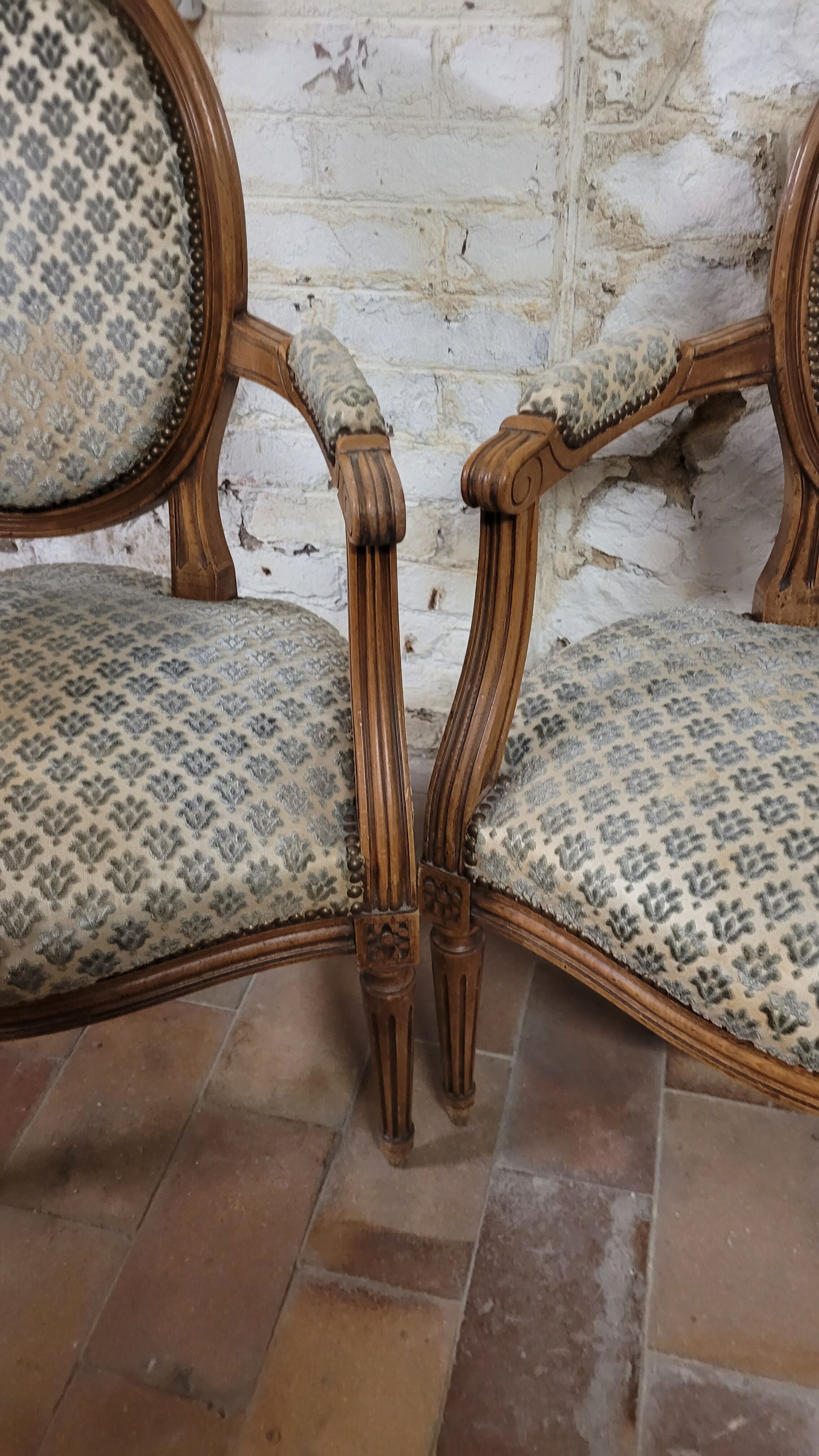 Pair of armchairs