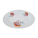 Plat de service ovale à décor floral