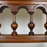 Neo-Renaissance walnut armchair with lion heads, circa 1880