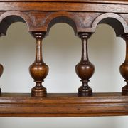 Neo-Renaissance walnut armchair with lion heads, circa 1880