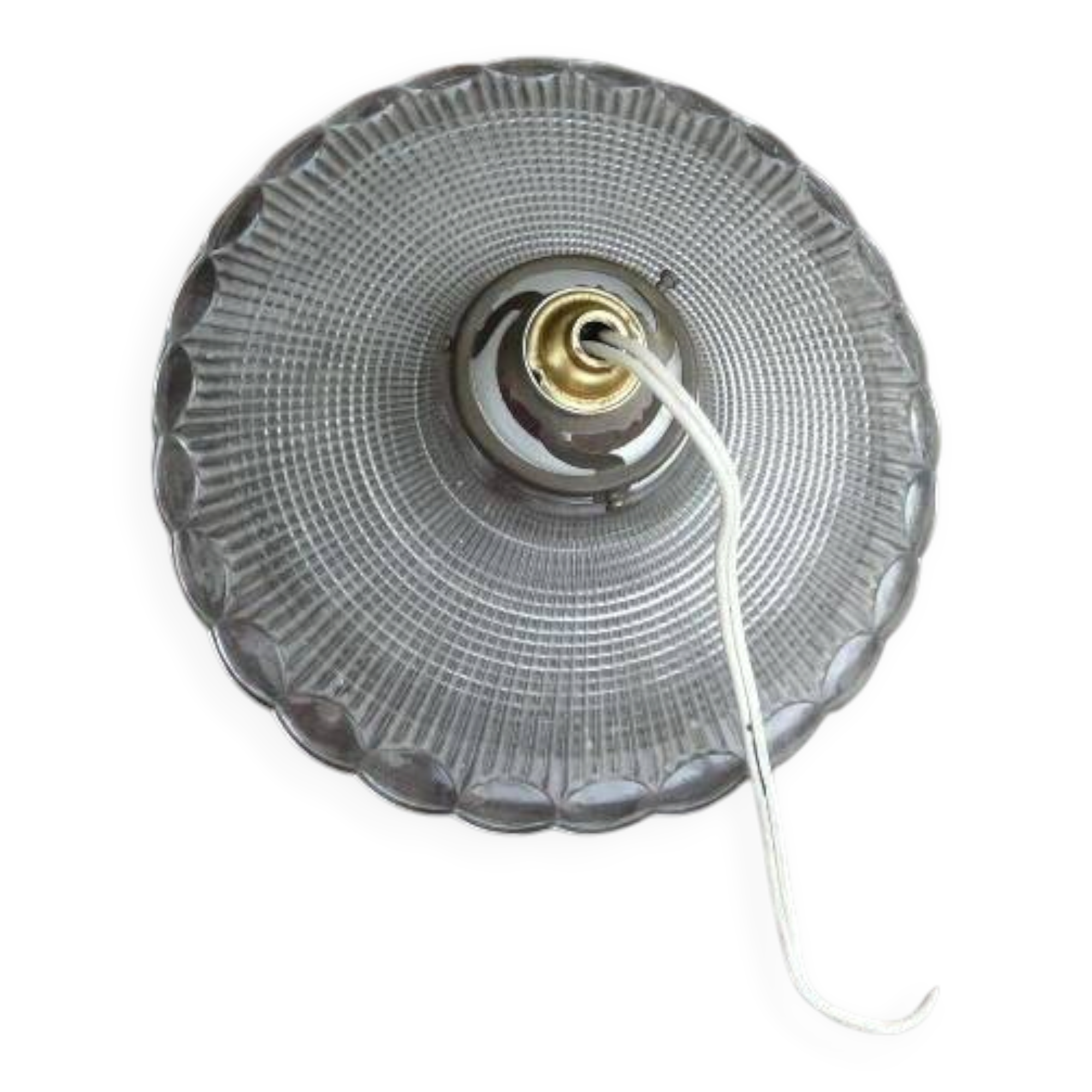Suspension en verre holophane 1920