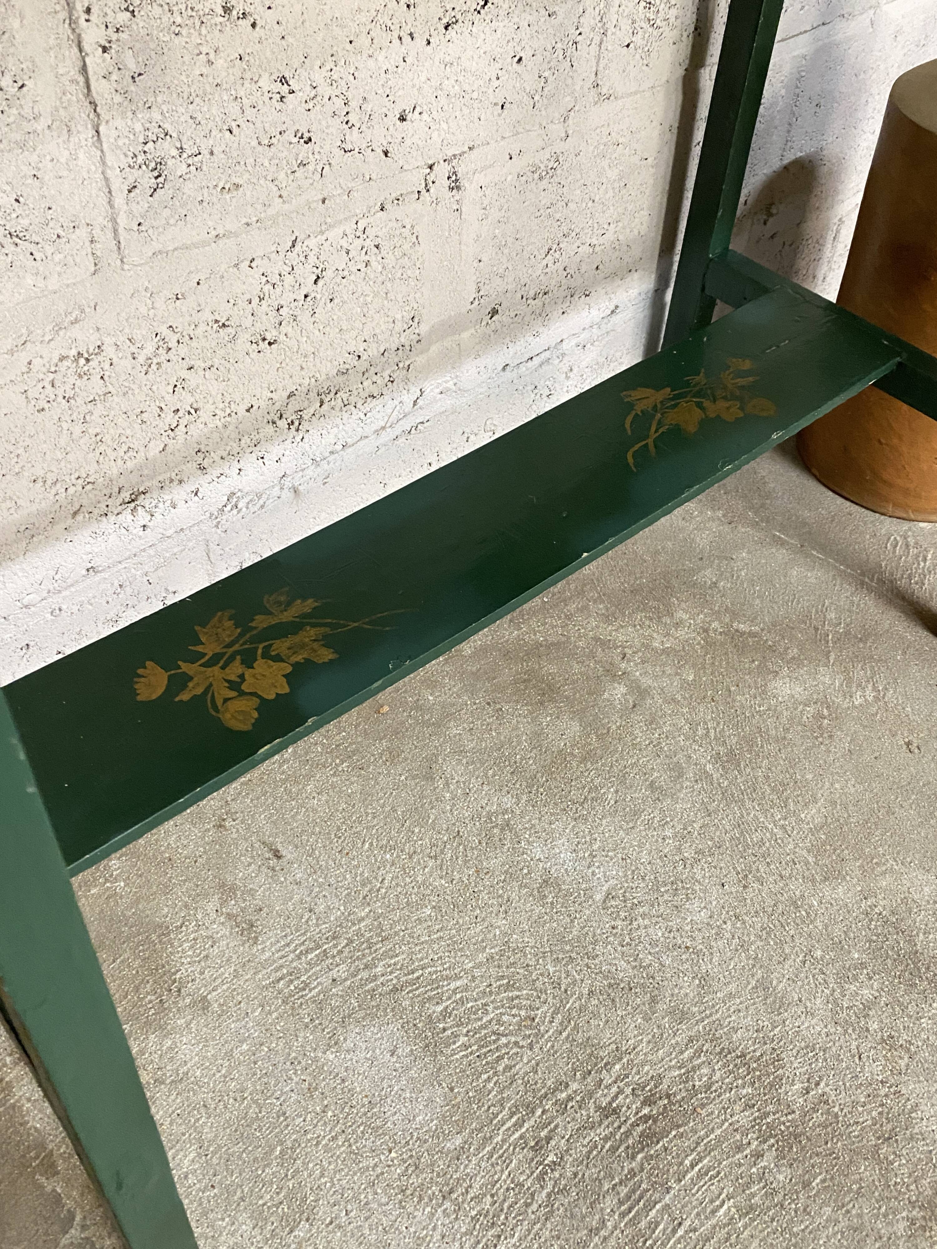 Patinated hairdresser's cabinet