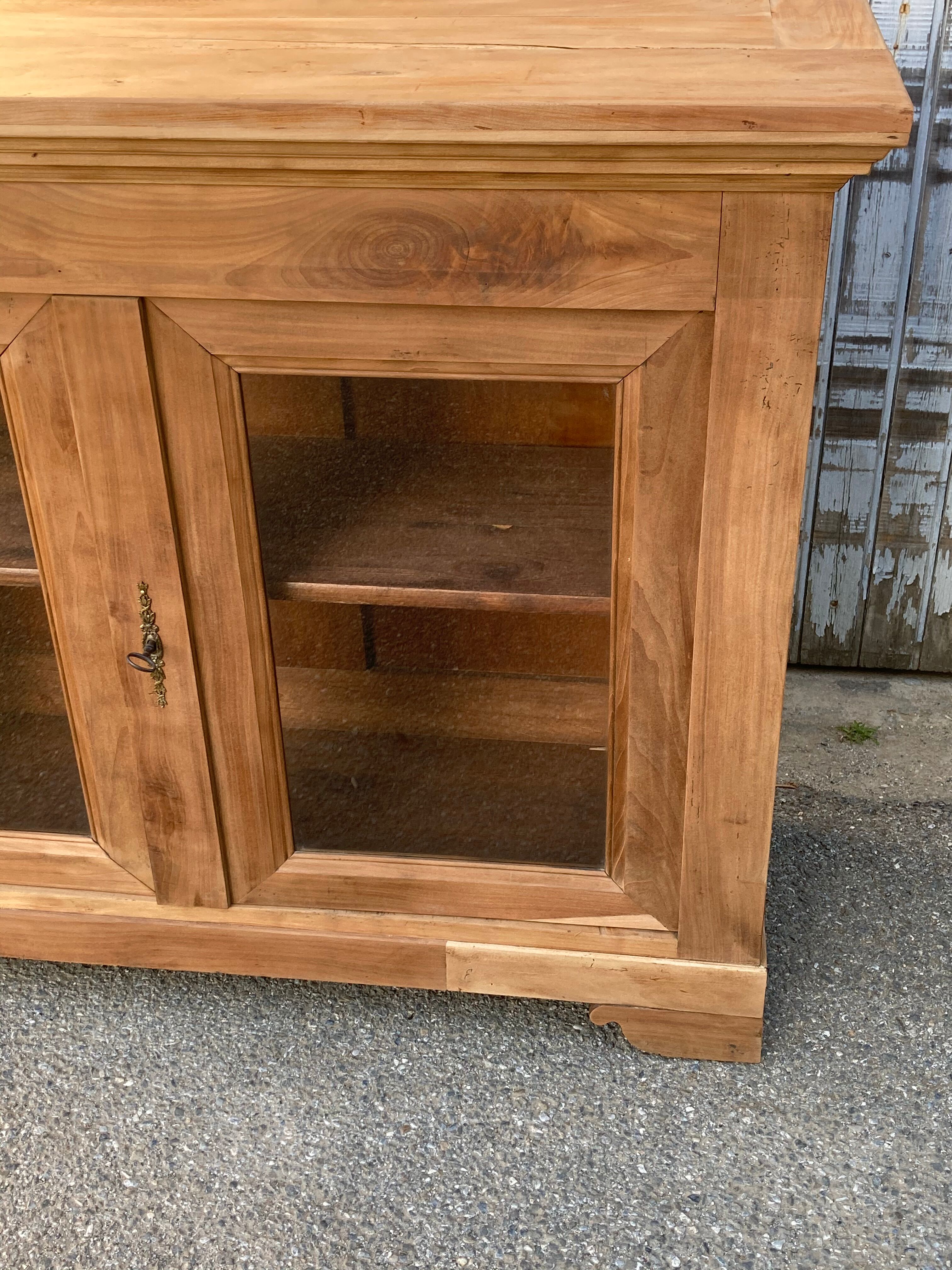 Low 2-door glass furniture