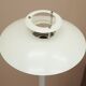 White metal floor lamp, Danish Modern, 1970s