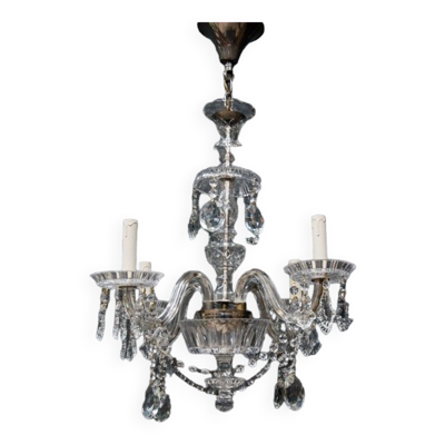 Lustre en cristal de Murano, Italie, milieu du 20ème siècle.