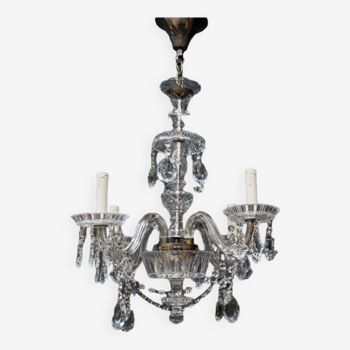 Murano crystal chandelier, Italy, mid 20th century