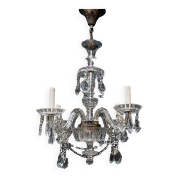 Lustre en cristal de Murano, Italie, milieu du 20ème siècle.