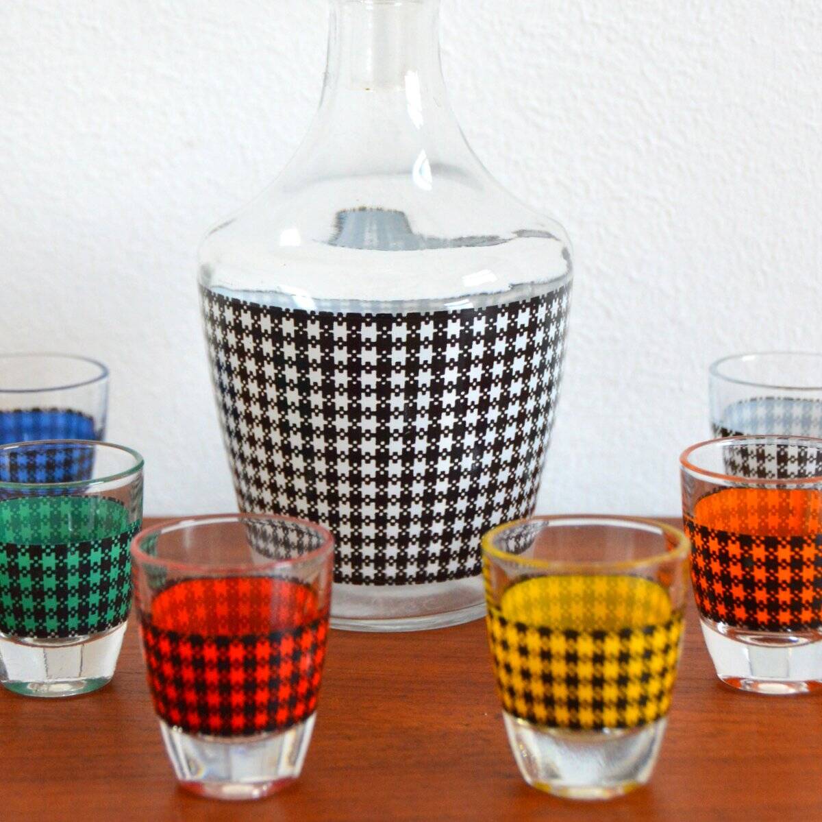 Vintage 1950s liqueur service