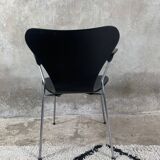 Fauteuil Butterfly noir par Arne Jacobsen pour Fritz Hansen