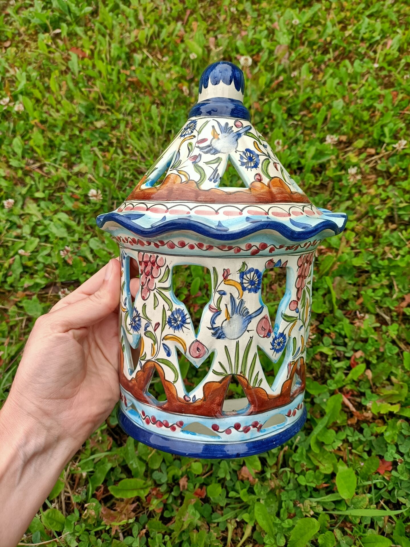 Retro wall sconces pottery Portugal 💐
