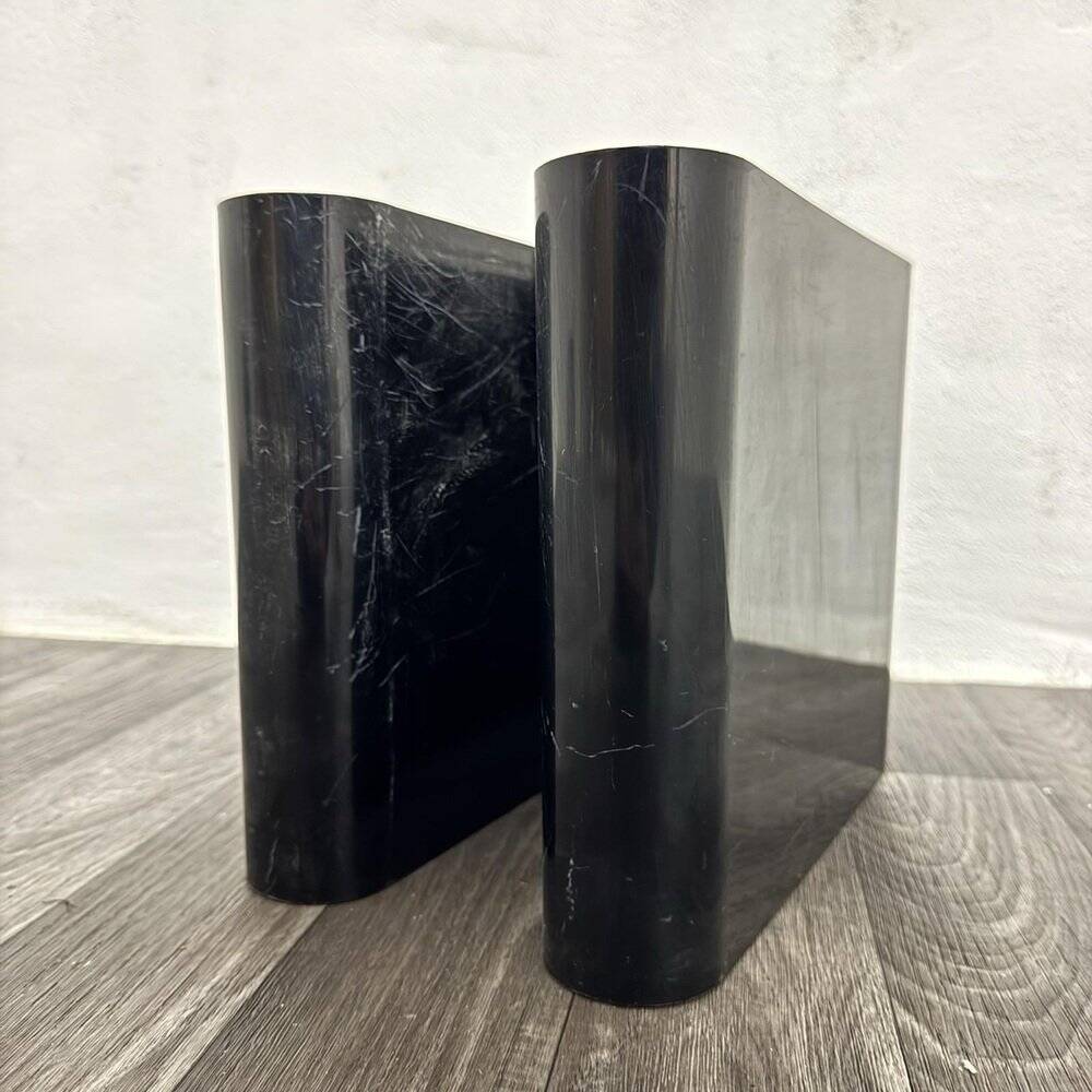 White and Black Magazine Rack by Rodolfo Bonetto for Bilumen, 1960s