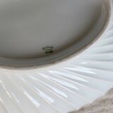 Soupière vintage porcelaine blanche torsadée Limoges Haviland