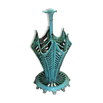 Enameled cast iron umbrella stand, 1920s