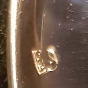 Long silver-plated ice cream spoons