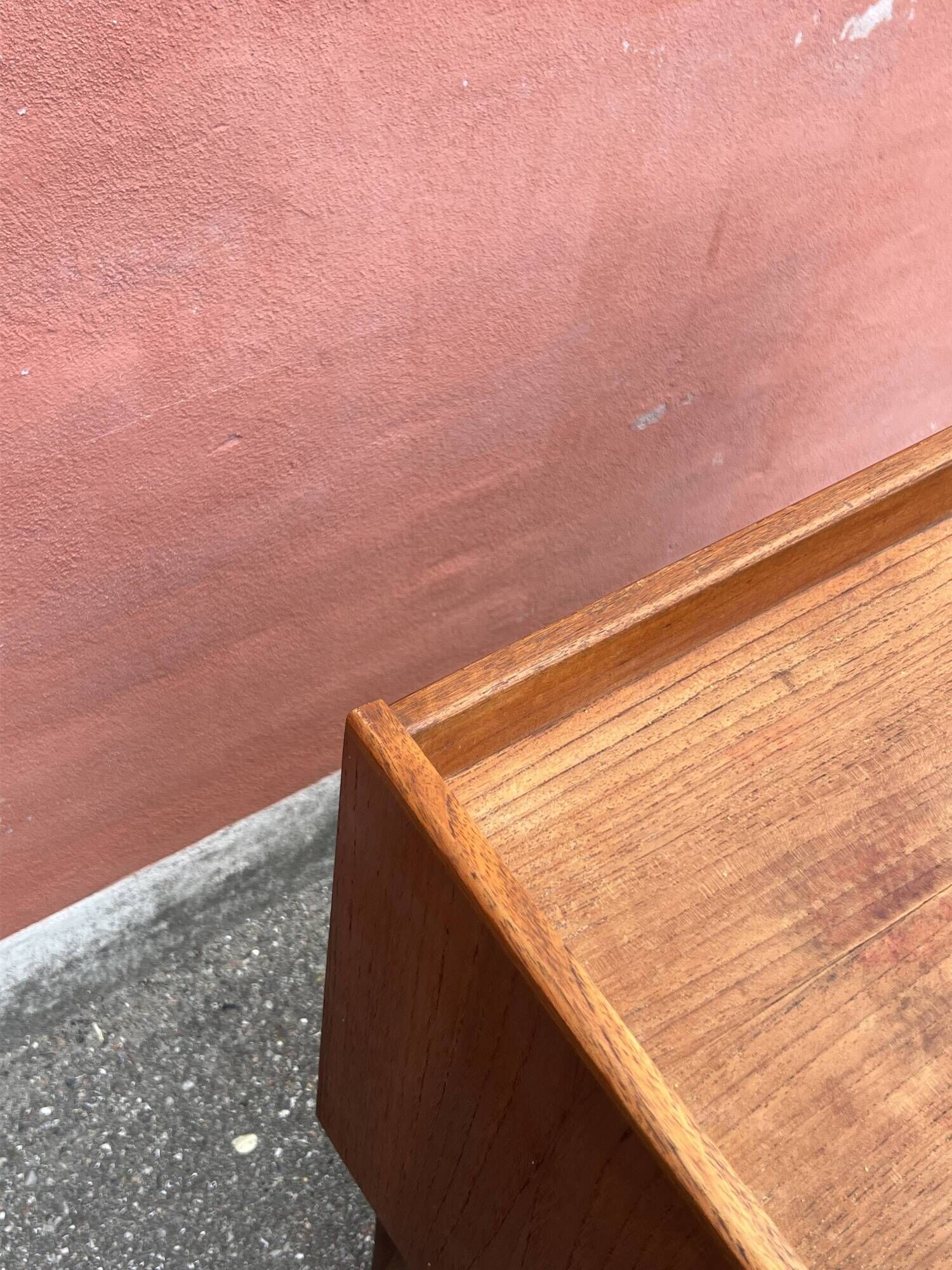 Danish vintage teak chest of drawers / nightstand, Mid century modern 1960