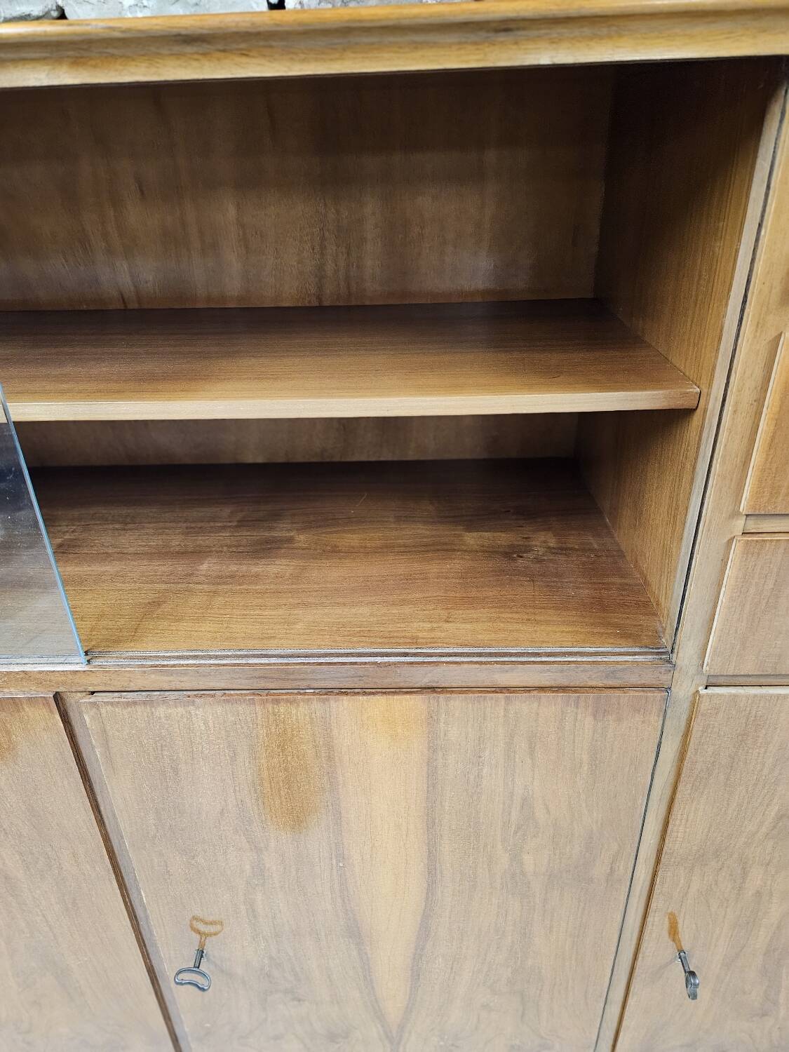 Art Deco walnut sideboard, 1960