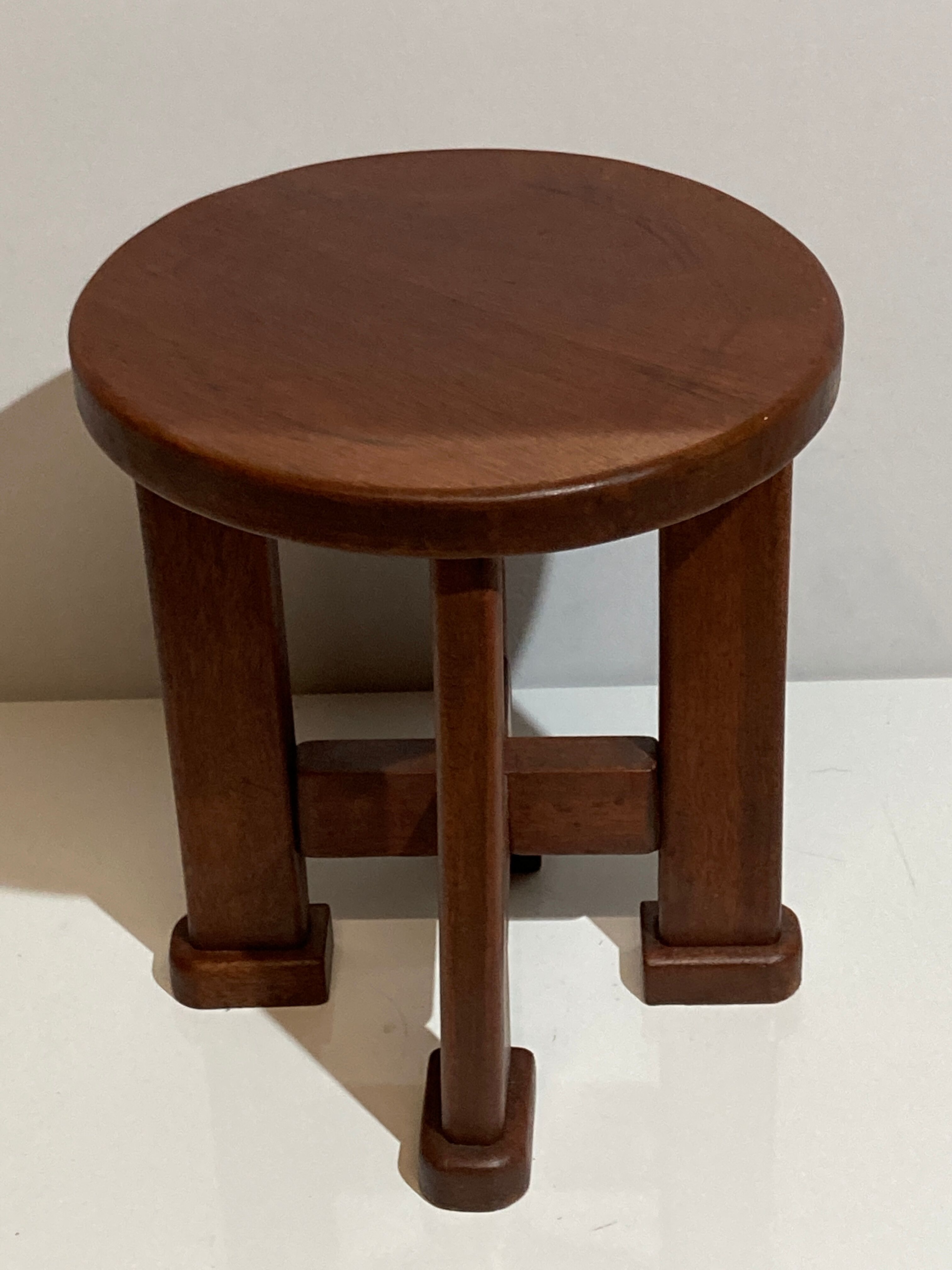 Dutch modernist stool, 1930s