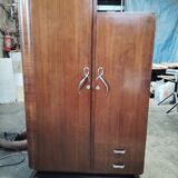 Asymmetrical art deco wardrobe