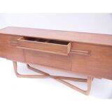 Enfilade scandinave vintage, piètement croisé