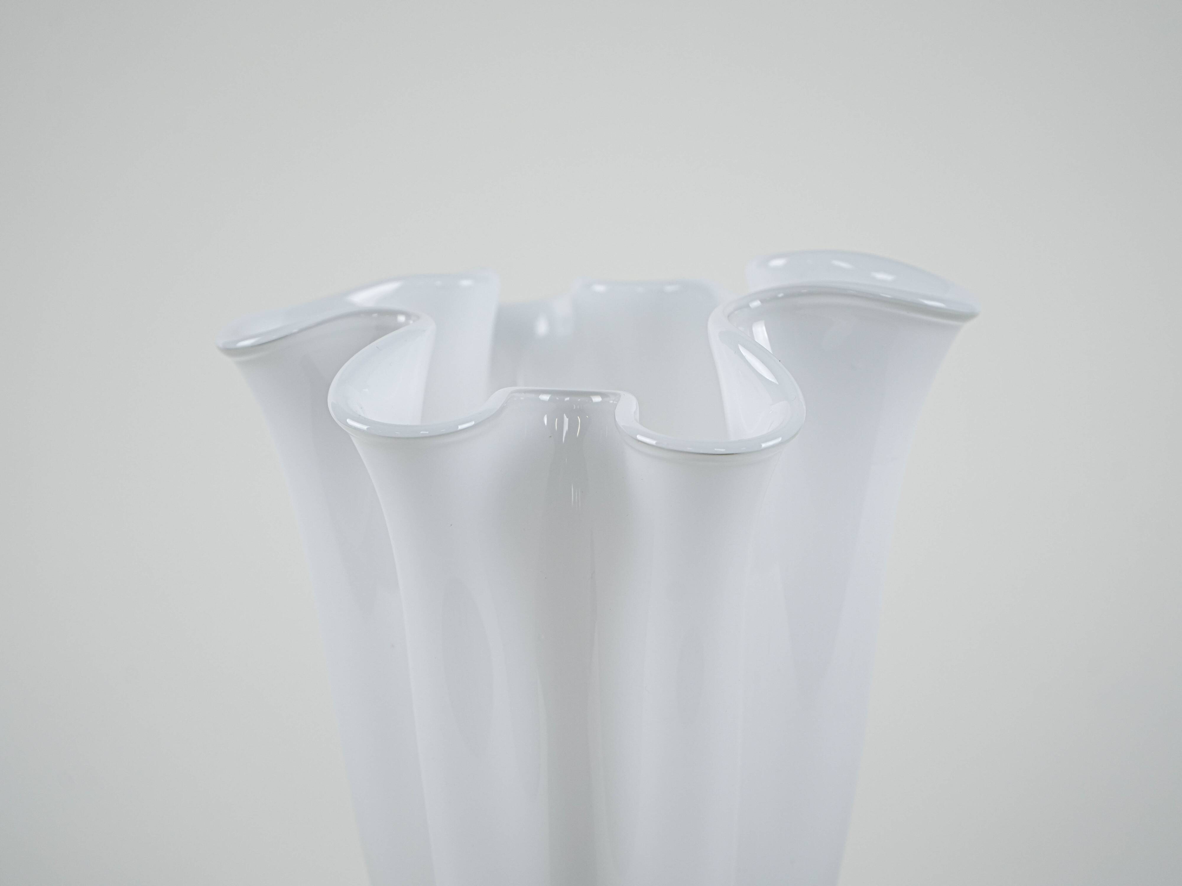 Glass vase, Danish design, 1970s, made in Denmark