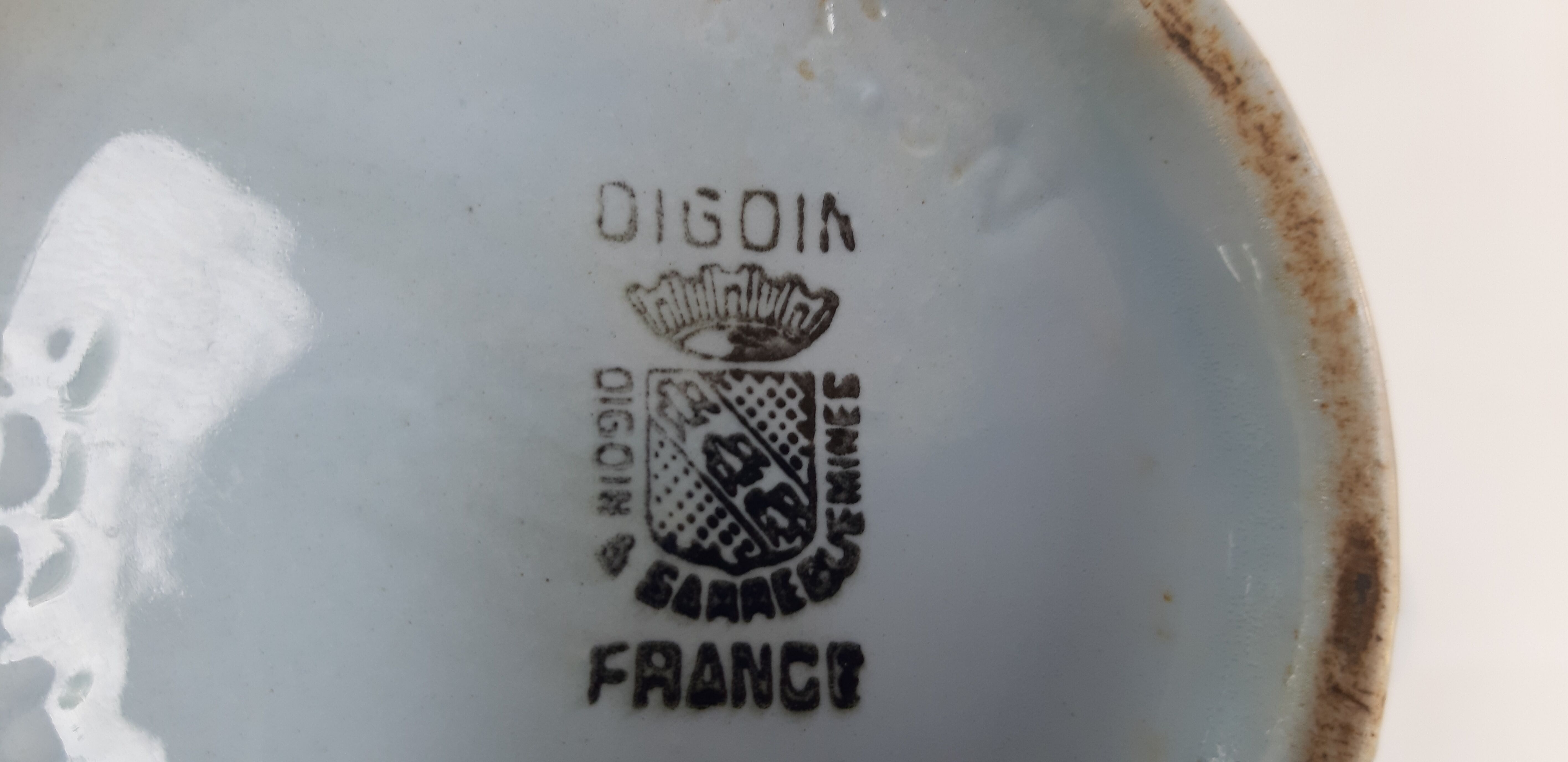 Pitcher Marie Brizard Digoin Sarregueminnes