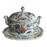 Hubert Bequet earthenware tureen signed