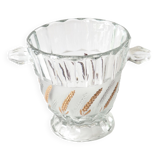 Ice bucket vase ears of wheat