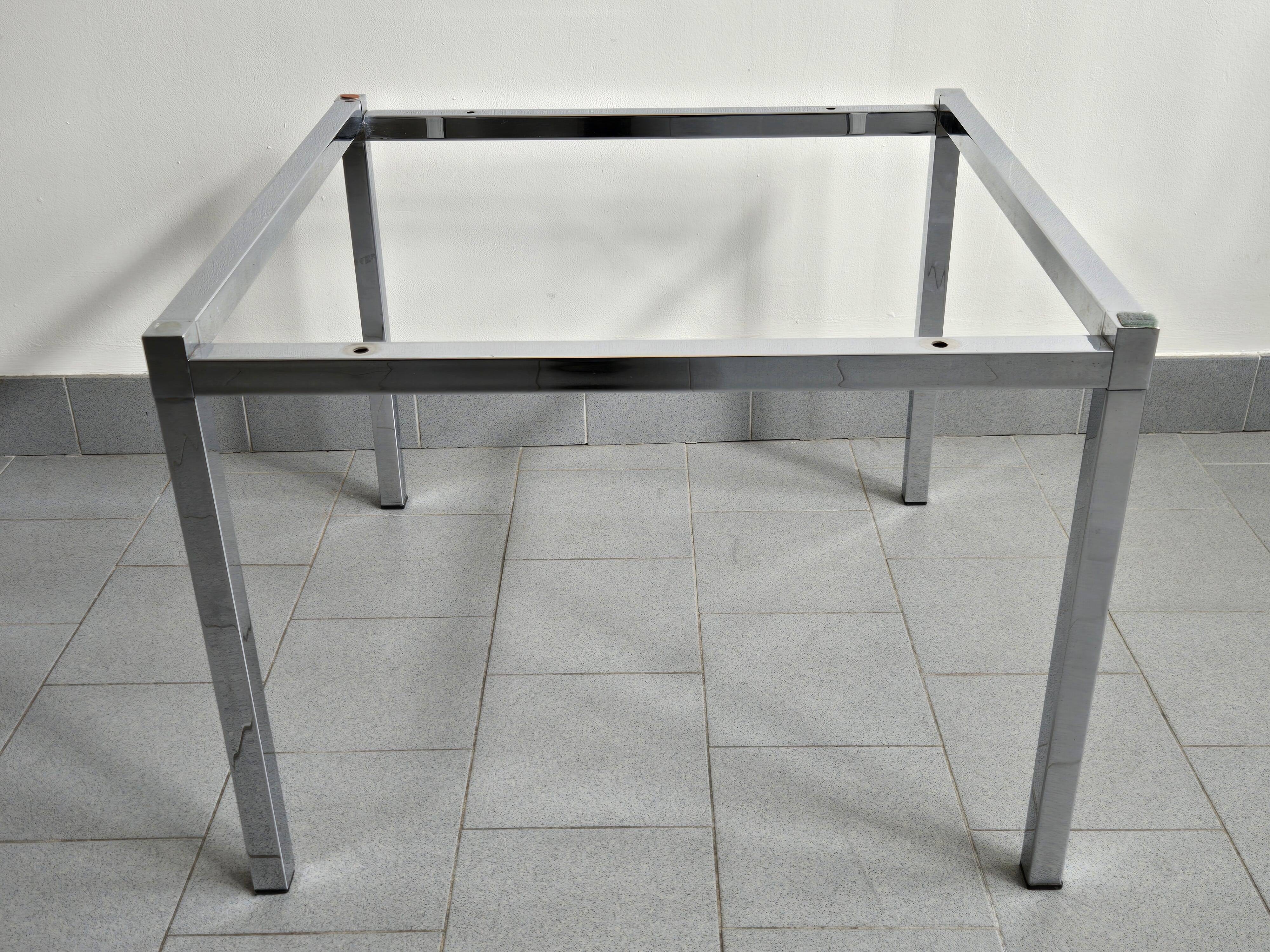 Vintage pink granite side table 1970