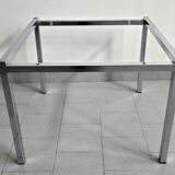 Table d'appoint vintage en granit rose 1970