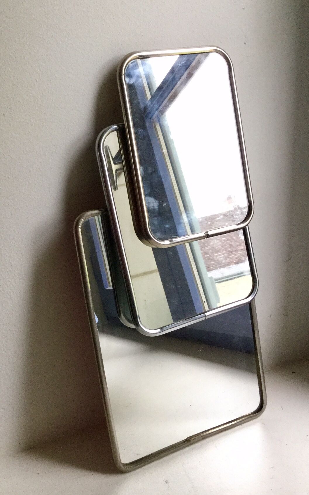 Trio of Barber vintage mirror