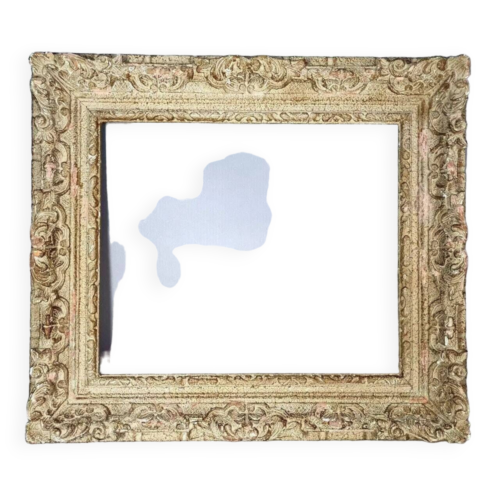 Large old Montparnasse carved wood frame 72x63 for painting 52x44 cm B161