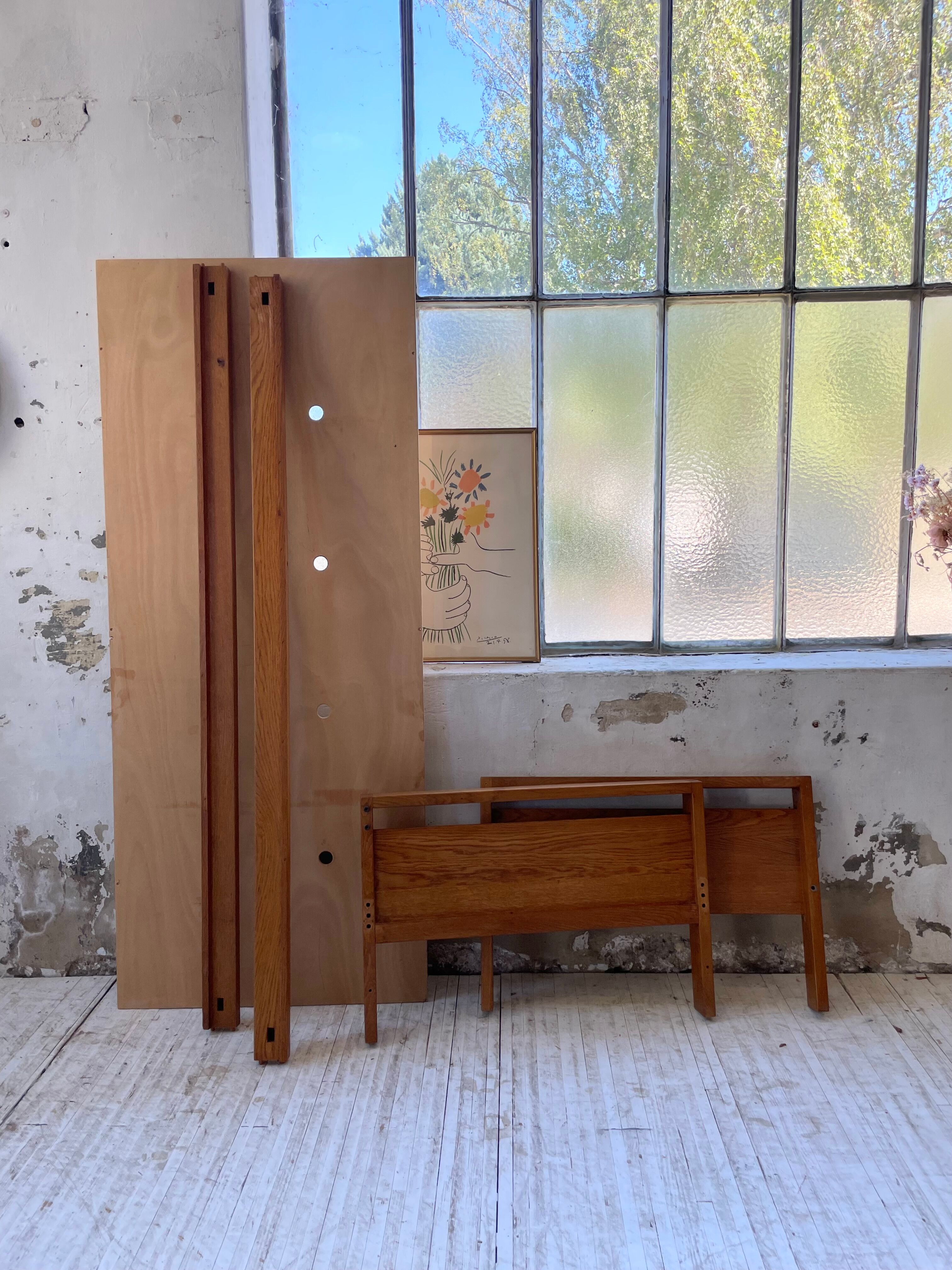 Daybed bed L06A in solid elm Chapo