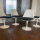 115 Tulip dining chairs by Eero Saarinen for Knoll Inc. / Knoll International