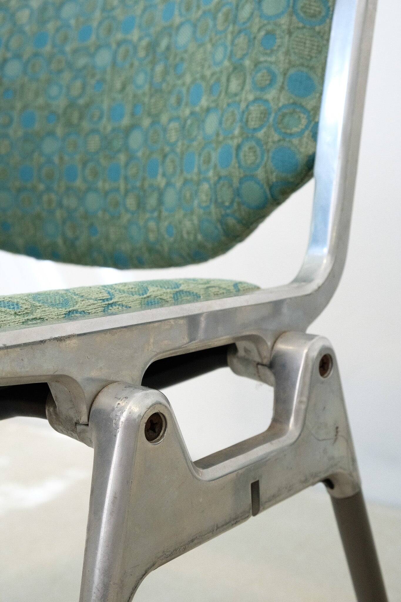 Set of Six Castelli (DSC 106) stacking dining chairs by Giancarlo Piretti from 1965, Italy