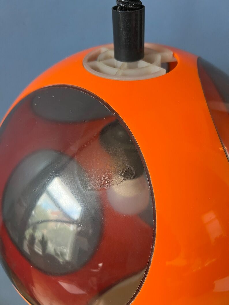 Orange suspension 'Bug Eye' space age