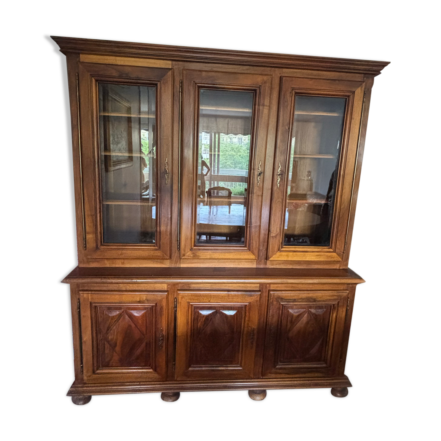 Large solid wood dresser made to measure.