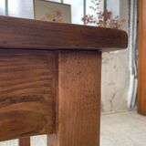 Farmhouse table in elm and pine 2m