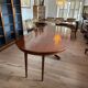 Large antique oval Dutch mahogany table