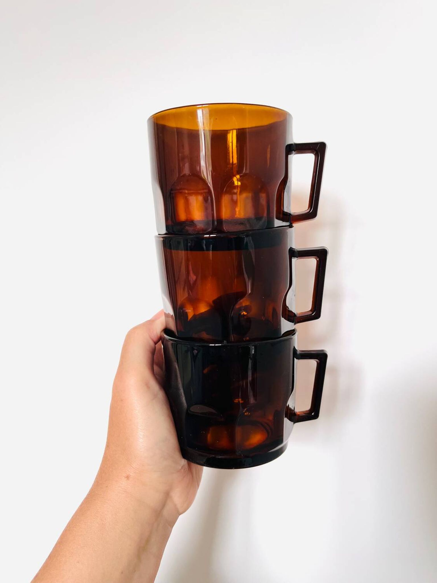 Set of 6 vintage Arcoroc France cups