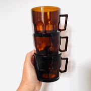 Set of 6 vintage Arcoroc France cups