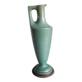 Large vintage vase from the 1930s signed Sarreguemines